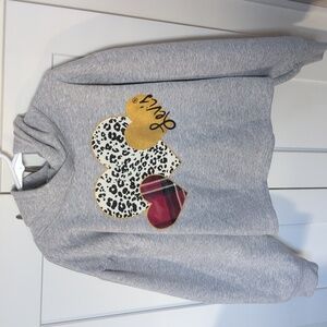 Levi's Gray Hoodie with Heart Accents
